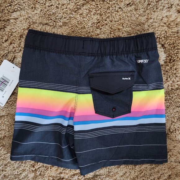 Hurley Boy's UPF50+ Drawstring Waist Pull On Swim Short Size: 4. NWT - Picture 3 of 9